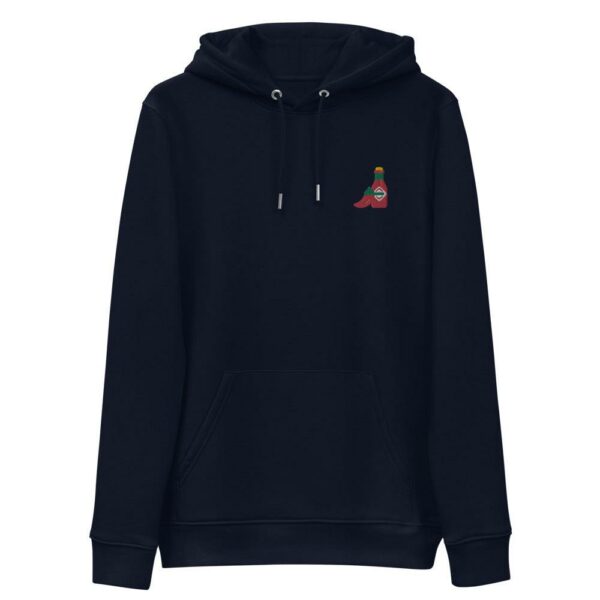 Hot Sauce - Organic embroidered Hoodie - Image 4