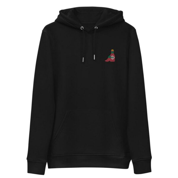 Hot Sauce - Organic embroidered Hoodie - Image 5